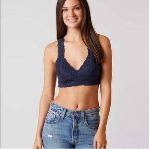 Free people intimately galloon lace raceback bralette size medium